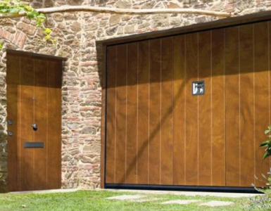 Silvelox Garage Door with wicket Door